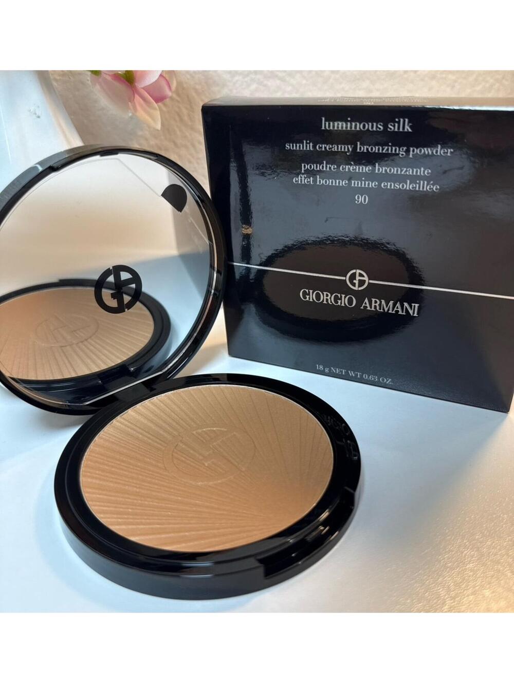 GIORGIO ARMANI Luminous Silk Sunlit Creamy BRONZING POWDER SHADE 90